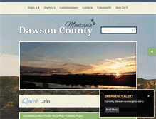 Tablet Screenshot of dawsoncountymontana.com