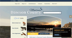 Desktop Screenshot of dawsoncountymontana.org